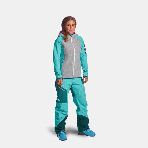 ORTOVOX FLEECE PLUS CLASSIC KNIT HOODY W Hoodies ORTOVOX